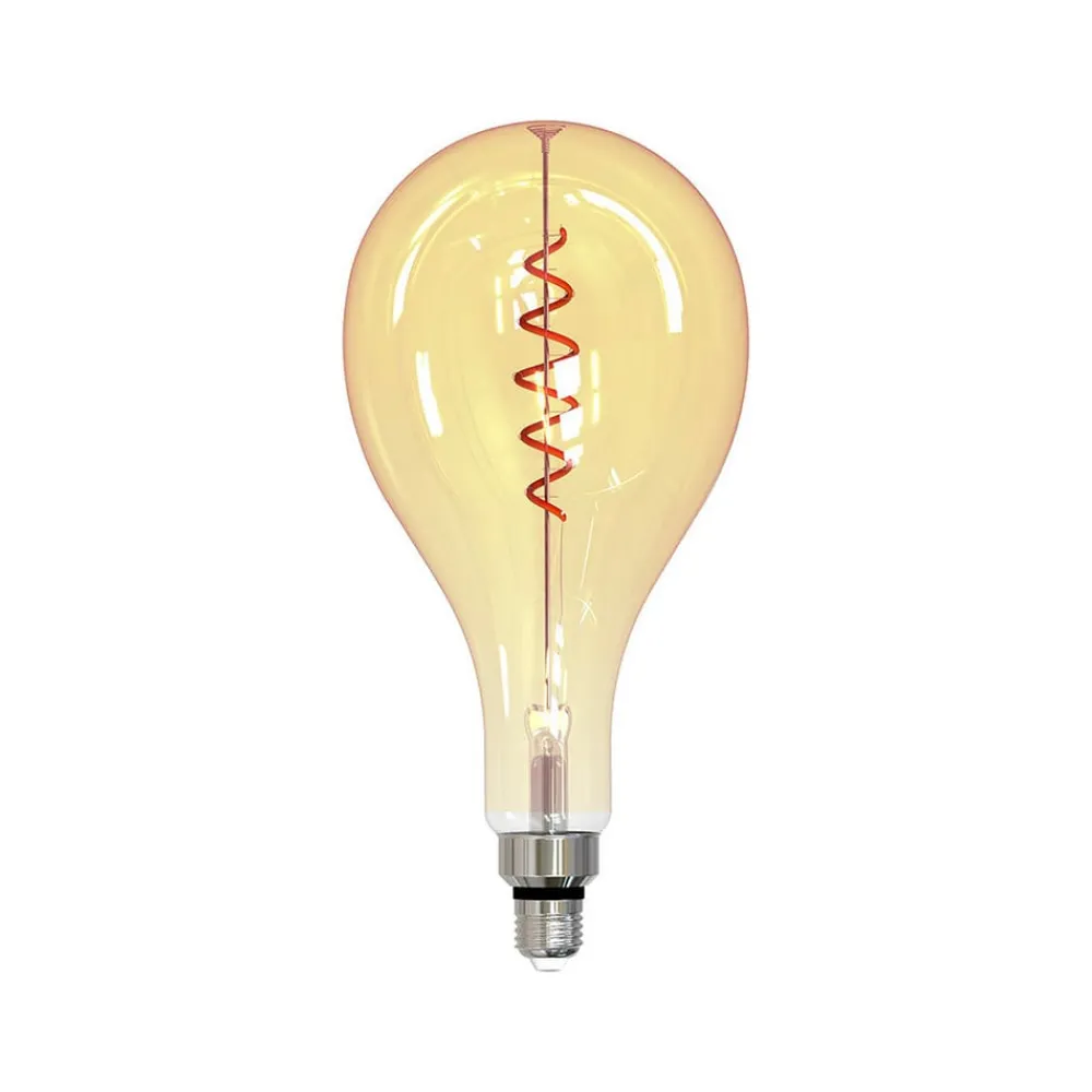 Filament Pære|Smarte Lyskilder ^ tint Müller Licht white LED-pære E27 4,9 W guld