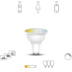 tint Dæmpbar Led-Pære|Smarte Lyskilder > Müller Licht white LED-pære GU10 5,1 W, CCT