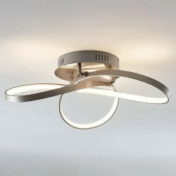 Gang|Loftlamper ^ Lindby Moderne designet LED-loftlampe Saliha