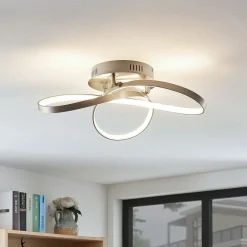 Gang|Loftlamper ^ Lindby Moderne designet LED-loftlampe Saliha