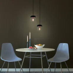 UMAGE Pendellamper > Moderne pendellampe Acorn, sort og kobber