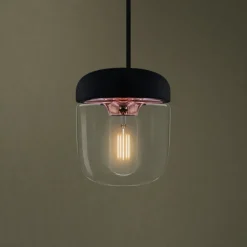 UMAGE Pendellamper > Moderne pendellampe Acorn, sort og kobber
