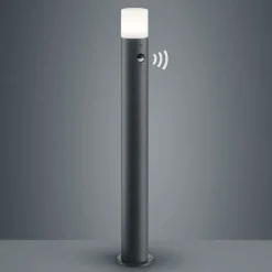 Trio Lighting Gadebelysning > Moderne vejlampe Hoosic med bevægelsessensor