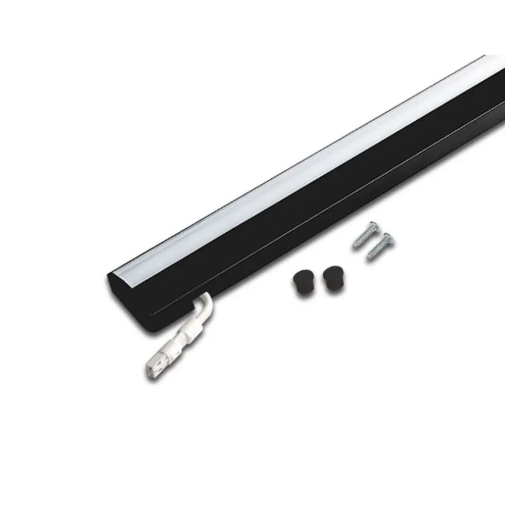 Hera Underskabsbelysning > ModuLite F LED-underskabsbelysning, sort, 45 cm, 3.000 K, aluminium