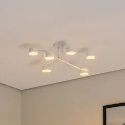 EMIBIG LIGHTING Loftlamper|Loftlamper > Modus 6 loftlampe, stål, 6 lyskilder, GX53, hvid