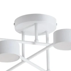 EMIBIG LIGHTING Loftlamper|Loftlamper > Modus 6 loftlampe, stål, 6 lyskilder, GX53, hvid