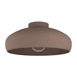 Loftlamper|Loftlamper ^ EGLO Mogano loftlampe, Ø40cm, kaffebrun
