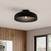Loftlamper ^ EGLO Mogano loftlampe, Ø 40 cm, sort, stål