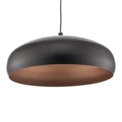 EGLO Pendellamper > Mogano-pendel med metalskærm, sort