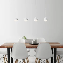 Arbejdsrum/Kontor ^ Molto Luce Gilo PD LED-hængelampe 3.000 K, sort