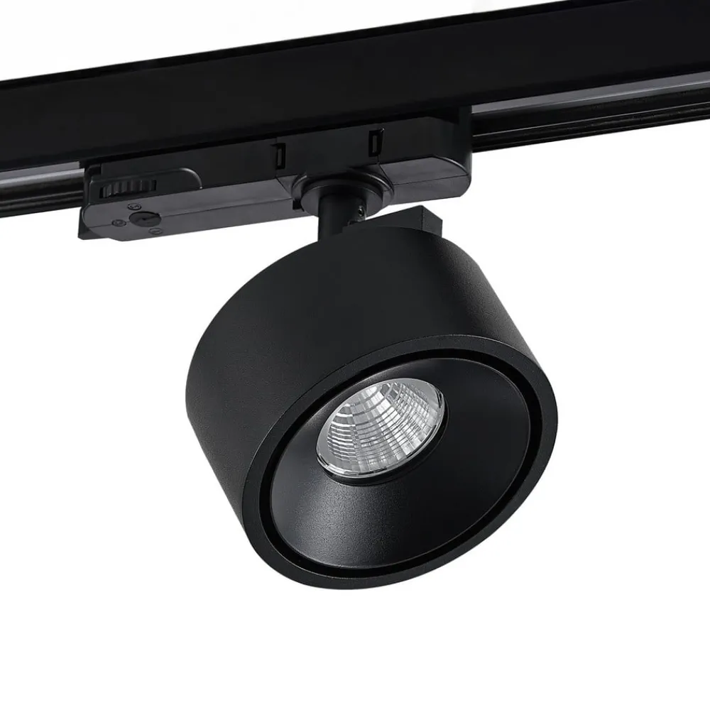 Molto Luce Skinnesystem > LED 3-faset skinnespot Magis, sort, 827