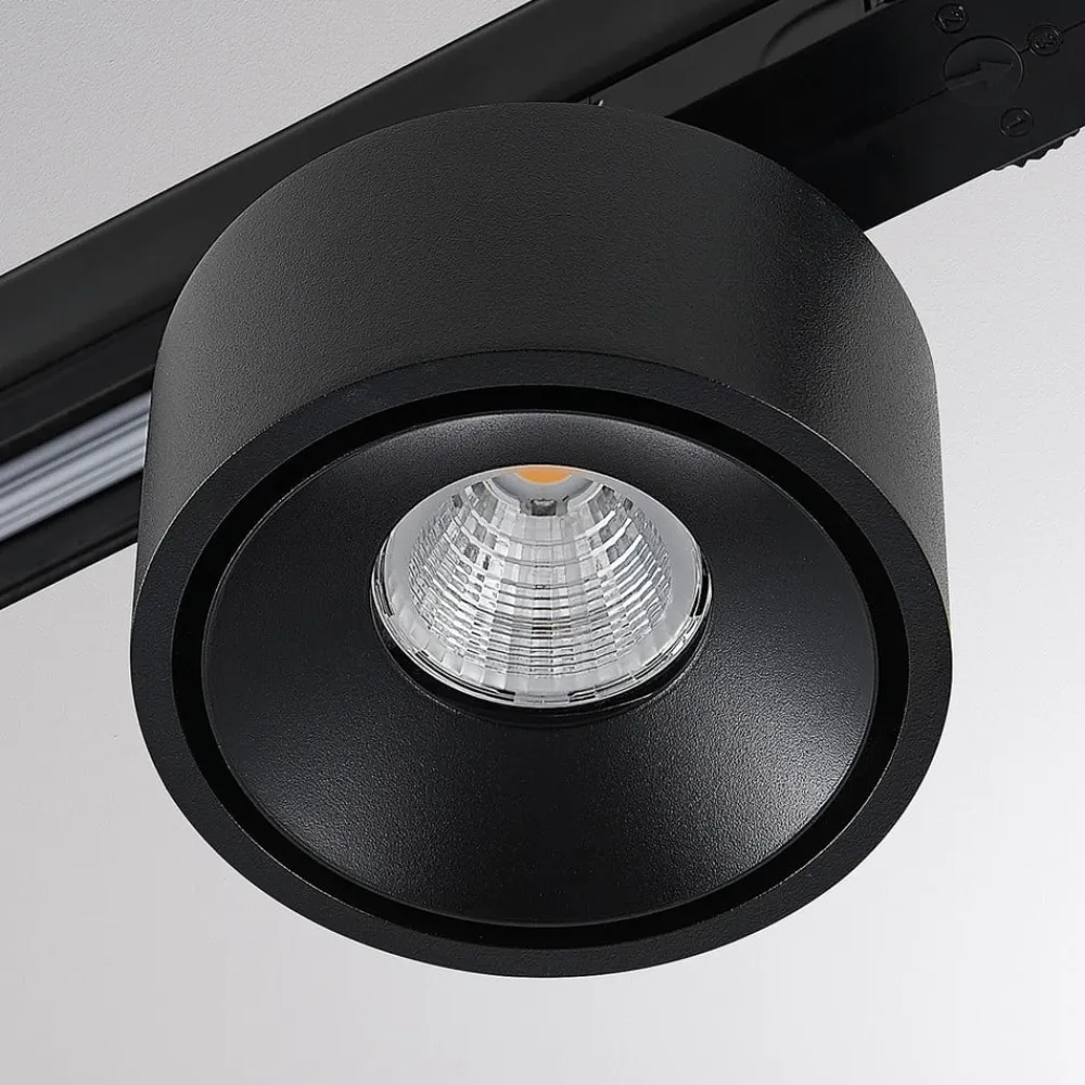 Molto Luce Skinnesystem > LED 3-faset skinnespot Magis, sort, 827