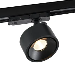 Molto Luce Skinnesystem > LED 3-faset skinnespot Magis, sort, 830