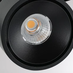 Molto Luce Skinnesystem > LED 3-faset skinnespot Magis, sort, 830