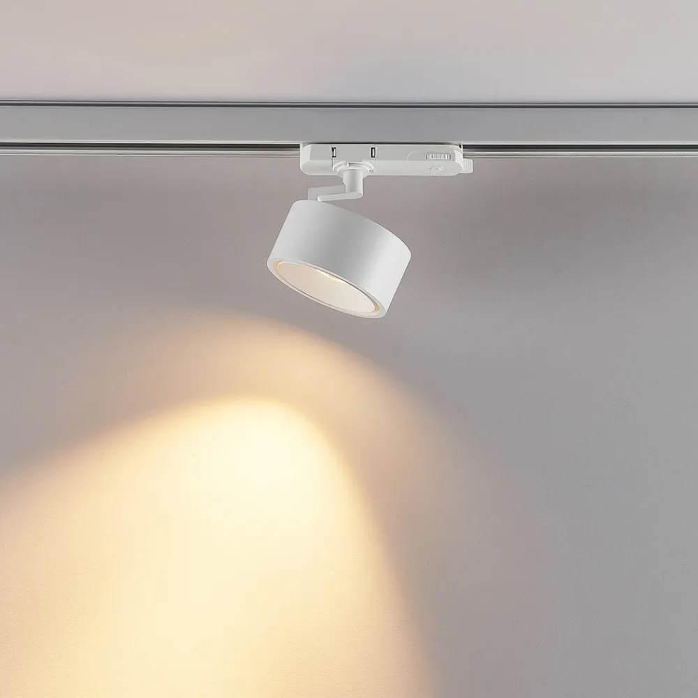 Molto Luce Skinnesystem > LED 3-faset skinnespot Magis, hvid, 830