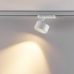 Molto Luce Skinnesystem > LED 3-faset skinnespot Magis, hvid, 827