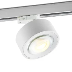 Skinnesystem ^ Molto Luce LED 3-faset skinnespot Mag, hvid, 827