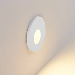 Indbygningsspots ^ Molto Luce LED indbygningslampe Wall 68R RD hvid, aluminium, CCT