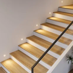 Indbygningsspots ^ Molto Luce LED indbygningslampe Wall 68R RD hvid, aluminium, CCT