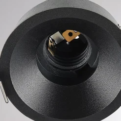 Loftlamper|Spotlights ^ Molto Luce LED indbygningslampe Willi 68R, sort, aluminium, E27