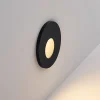 Molto Luce Indbygningsspots > LED indbygningslampe Wall 68R RD, aluminium, sort, CCT
