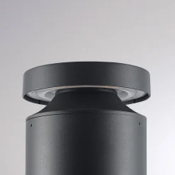 Molto Luce Gadebelysning > LED-sokkellampe Mona, Ø 18 cm, aluminium, højde 85 cm
