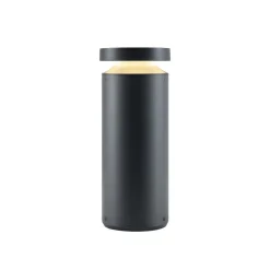 Molto Luce Sokkellamper > LED-sokkellampe Mona, Ø 18 cm, aluminium, højde 45 cm