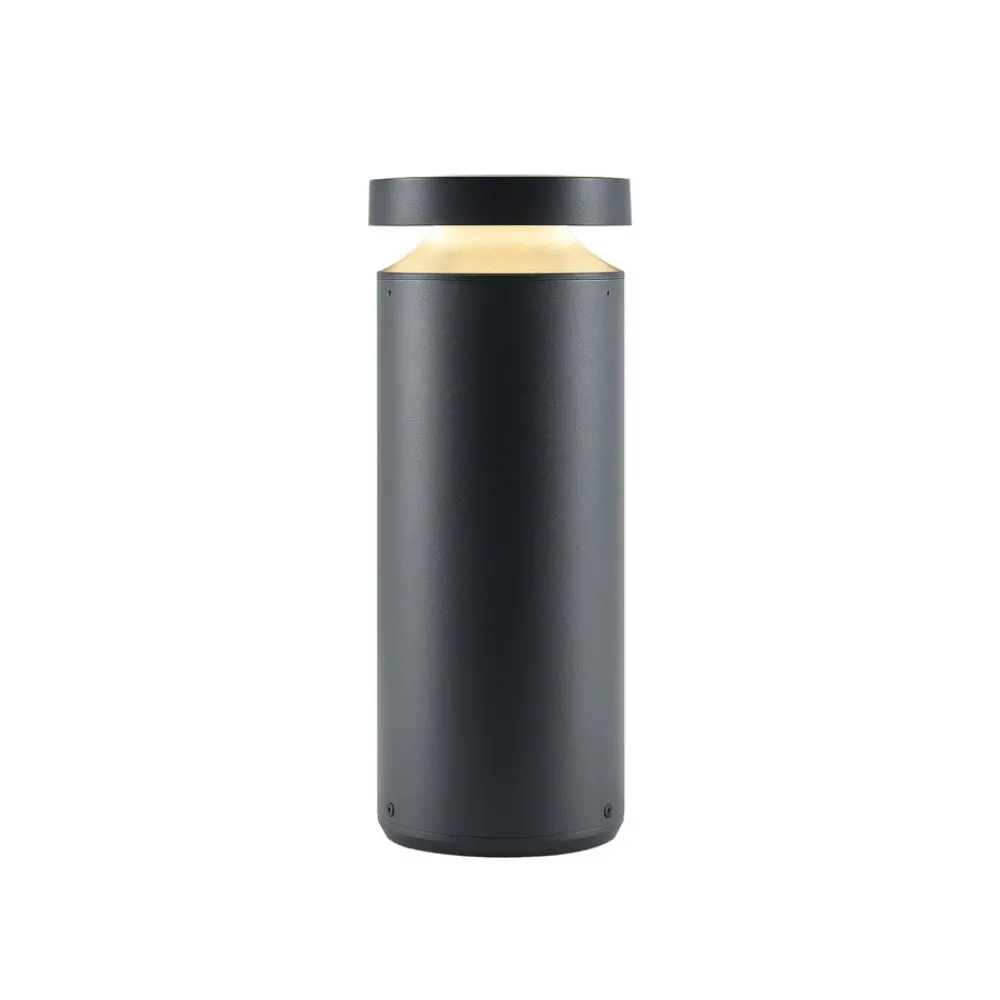 Molto Luce Sokkellamper > LED-sokkellampe Mona, Ø 18 cm, aluminium, højde 45 cm