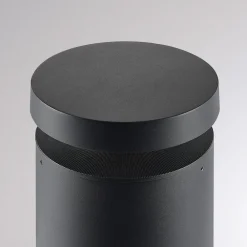 Molto Luce Sokkellamper > LED-sokkellampe Mona, Ø 18 cm, aluminium, højde 45 cm