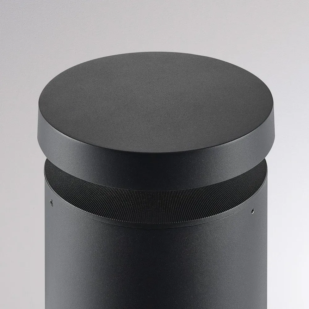 Molto Luce Sokkellamper > LED-sokkellampe Mona, Ø 18 cm, aluminium, højde 45 cm