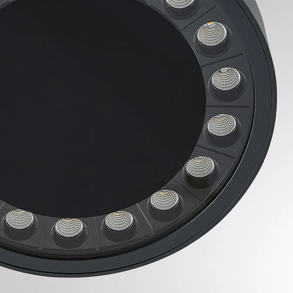 Molto Luce Udendørs Loftlamper > udendørs loftlampe Nona, Ø 18,2 cm, antracit