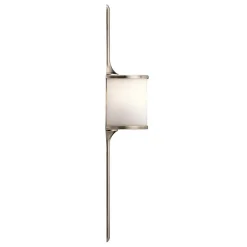 KICHLER Væg- Og Spejllamper > Mona LED-væglampe, IP44, højde 55,9 cm, fortinnet