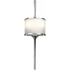 KICHLER Væg- Og Spejllamper > Mona LED-væglampe IP44 højde 55,9cm, poleret krom