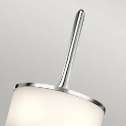 KICHLER Væg- Og Spejllamper > Mona LED-væglampe IP44 højde 55,9cm, poleret krom
