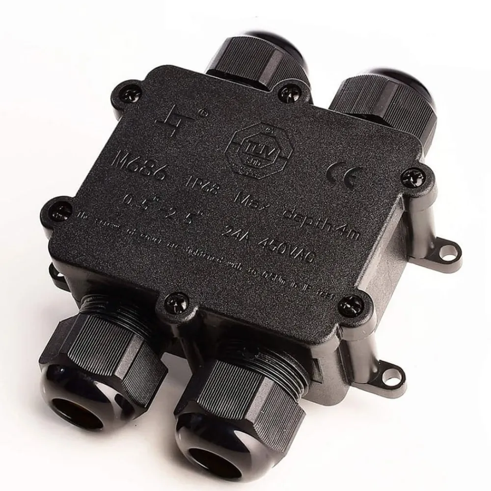 Elektroniske Materialer ^ Deko-Light Multi-4x-fordeler, 4-delt til 2-4 kabler