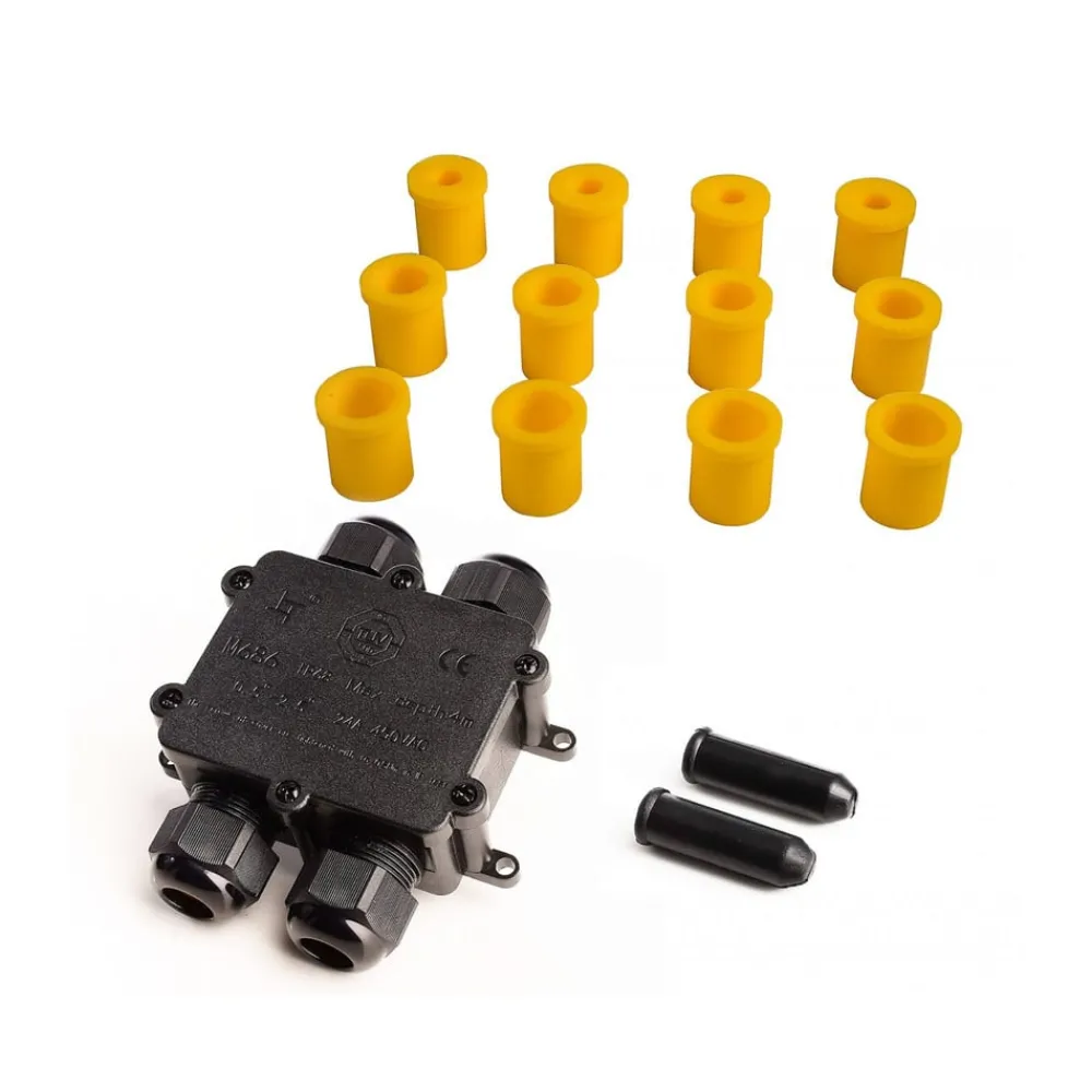 Elektroniske Materialer ^ Deko-Light Multi-4x-fordeler, 4-delt til 2-4 kabler