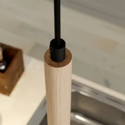 Luminex Pendellamper > Muza pendel, enkeltlys, hvid/lyst træ