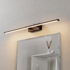 Væg- Og Spejllamper ^ Fabas Luce Nala LED-væglampe, sort, bredde 75 cm