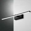 Væg- Og Spejllamper ^ Fabas Luce Nala LED-væglampe, sort, bredde 50 cm