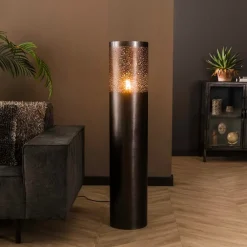 Zijlstra Gulvlamper|Gulvlamper > Narabi gulvlampe, højde 120 cm, sort-nikkel, metal
