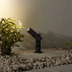 Lucande Sokkellamper > Narea LED-sokkellampe, justerbar, 14 cm