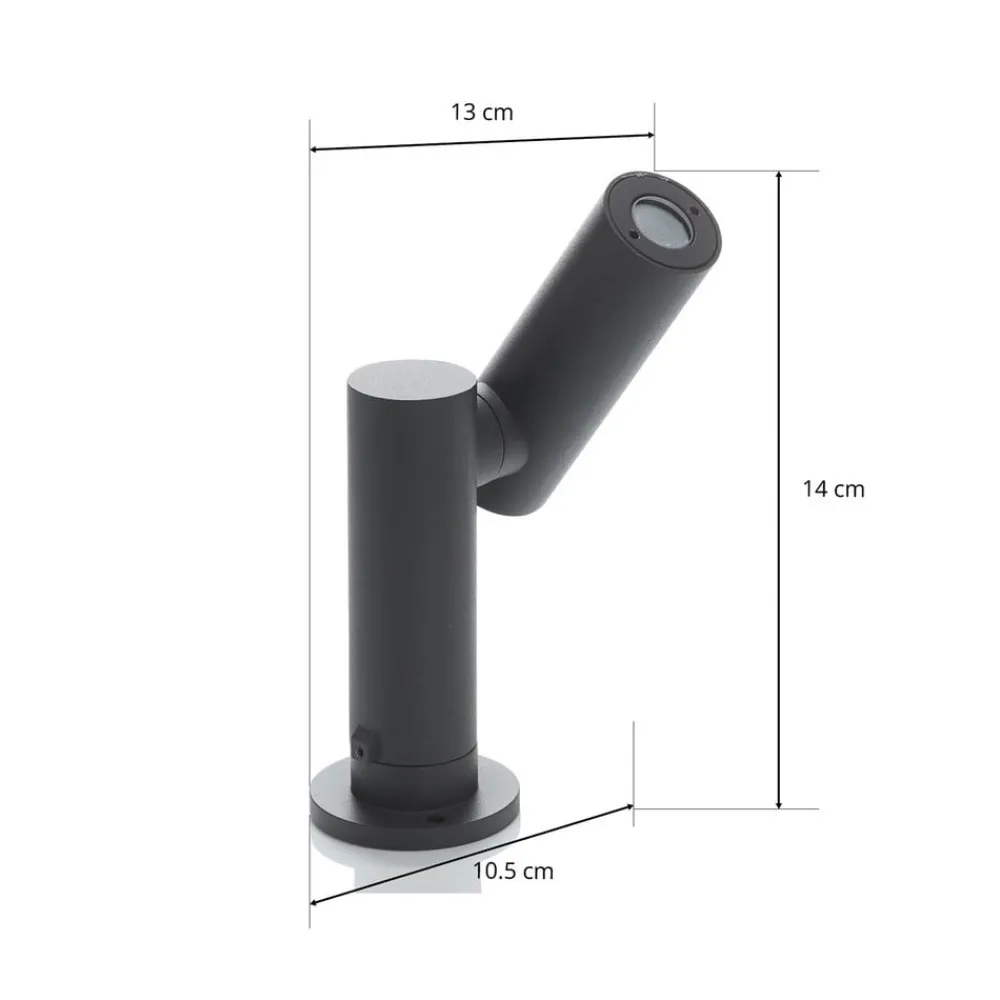 Lucande Sokkellamper > Narea LED-sokkellampe, justerbar, 14 cm