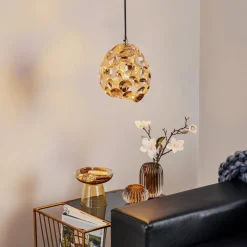 Schuller Valencia Pendellamper|Pendellamper > Narisa LED-pendel Ø 18 cm rosaguld/brun