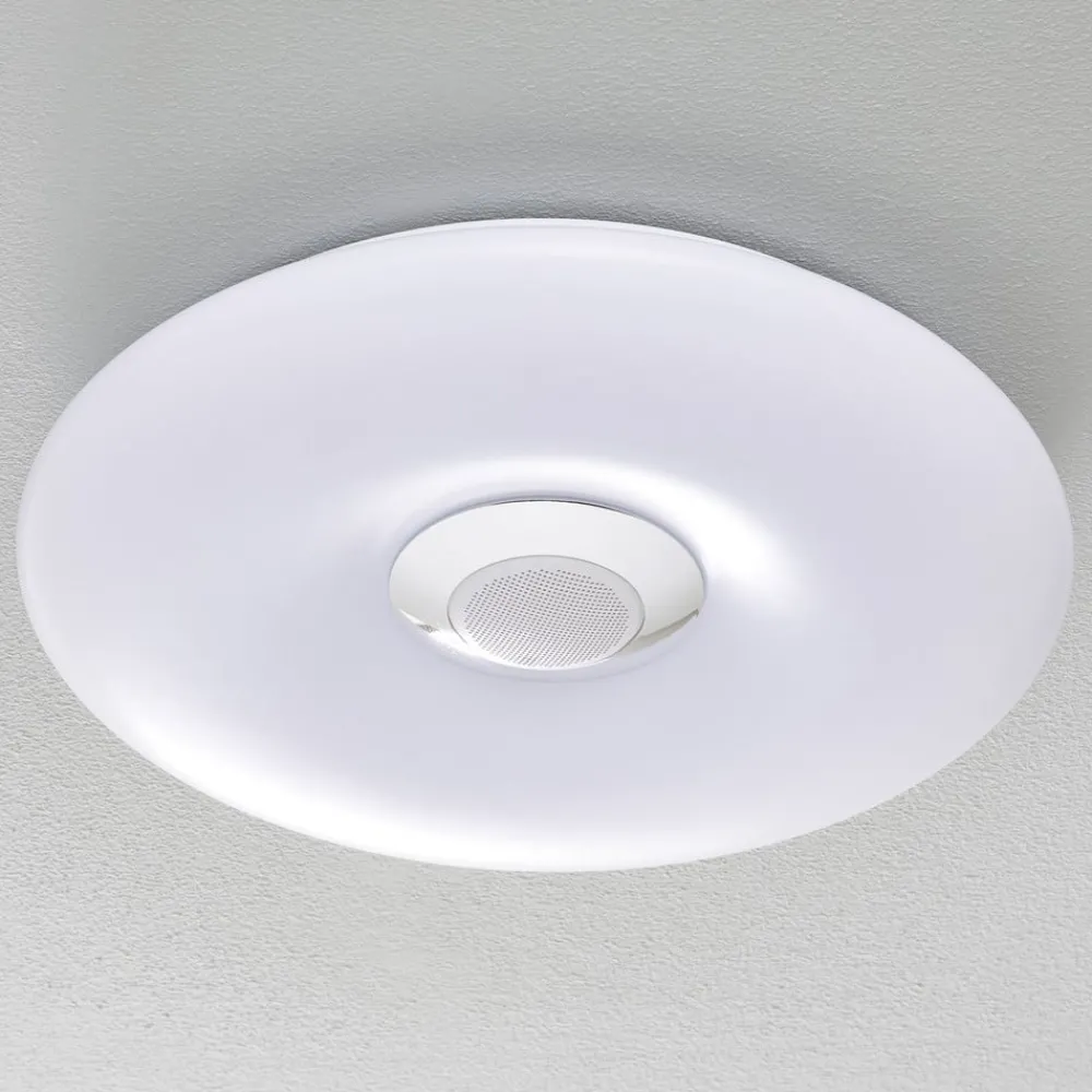 Loftlamper|Loftlamper ^ Näve Nashville - LED-loftlampe, RGBW med højttaler