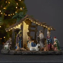STAR TRADING Julepynt > Nativity LED-dekorationslampe, batteridrift, 37 cm