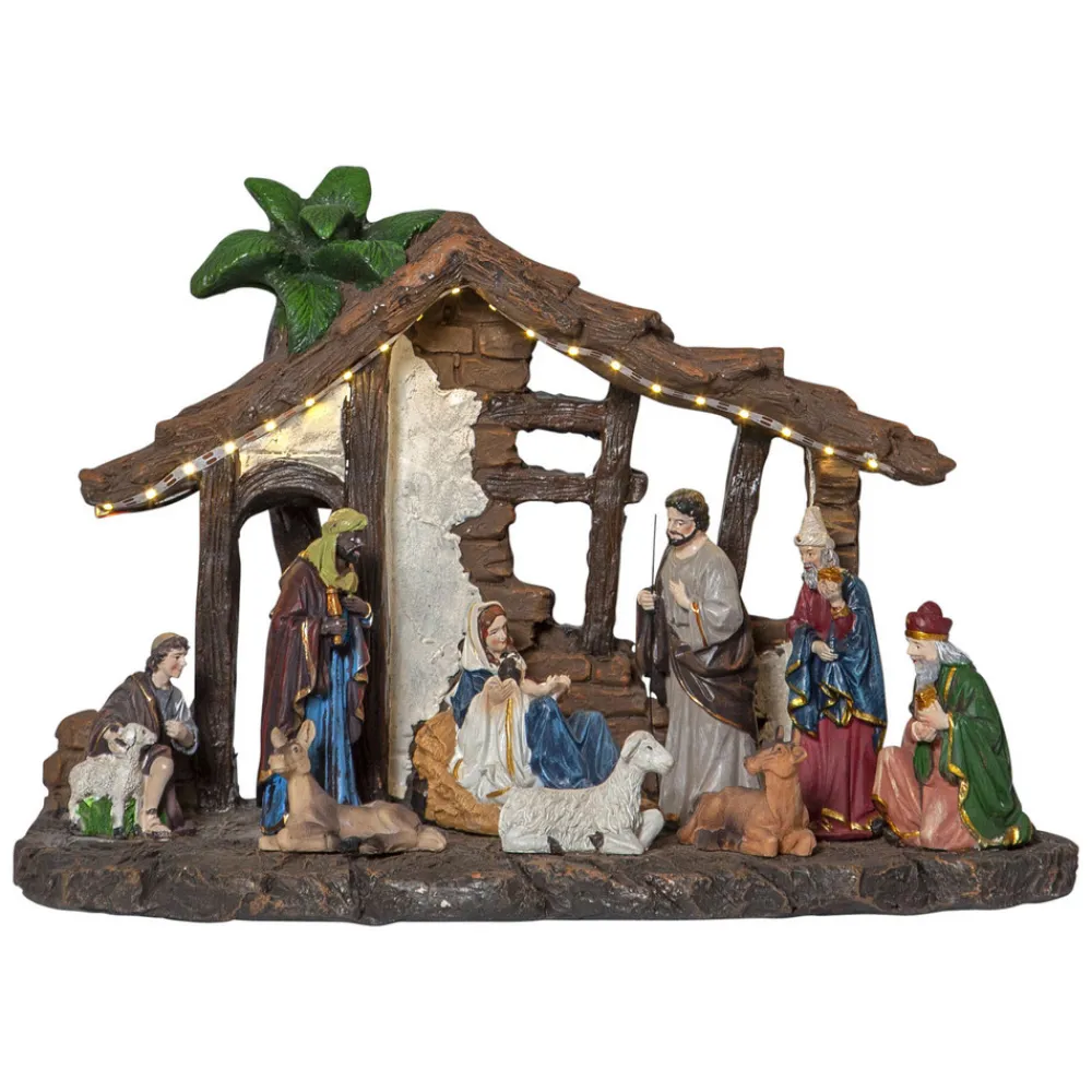 STAR TRADING Julepynt > Nativity LED-dekorationslampe, batteridrift, 37 cm