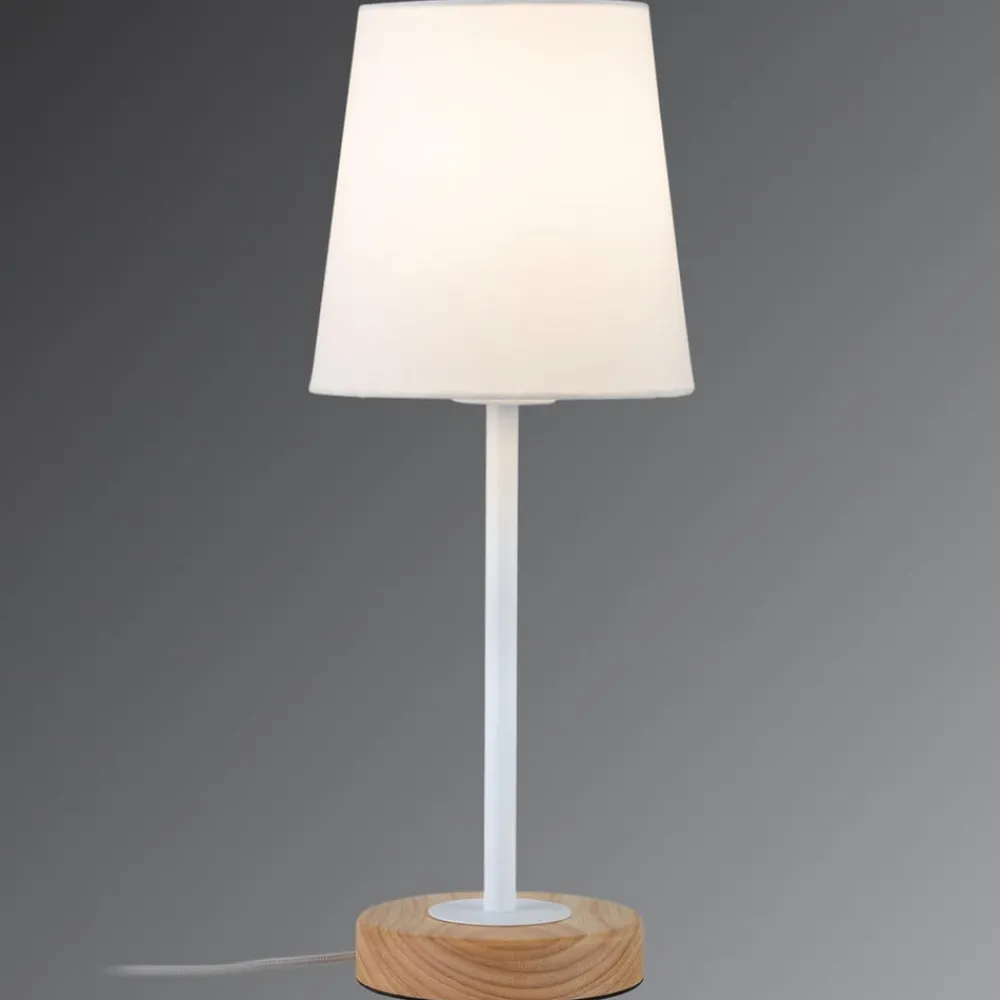 Paulmann Bordlamper > Naturligt designet tekstil bordlampe Stellan