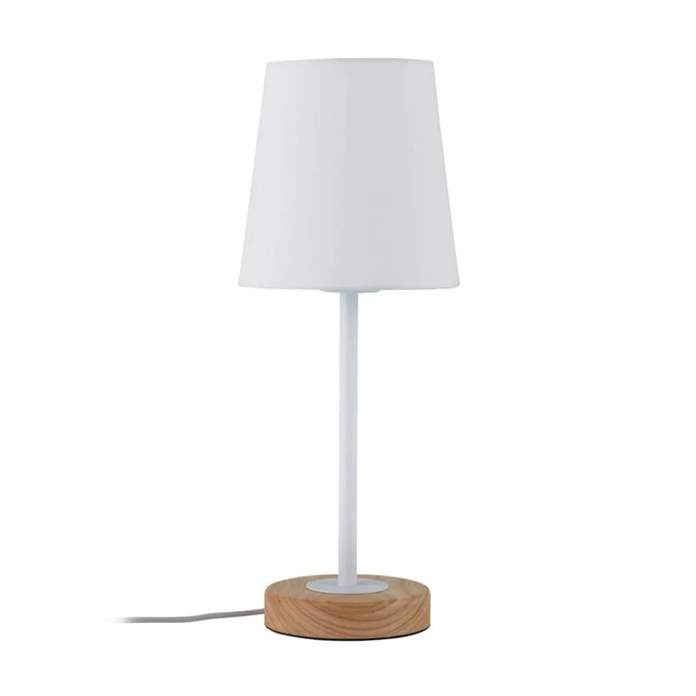 Paulmann Bordlamper > Naturligt designet tekstil bordlampe Stellan