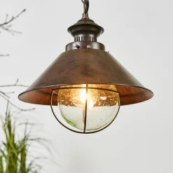 FARO BARCELONA Udendørs Pendellamper > Nautica hængelampe i antikt look, 26 cm