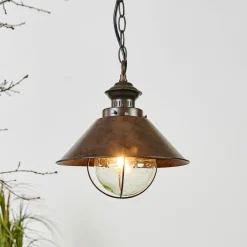 FARO BARCELONA Udendørs Pendellamper > Nautica hængelampe i antikt look, 26 cm